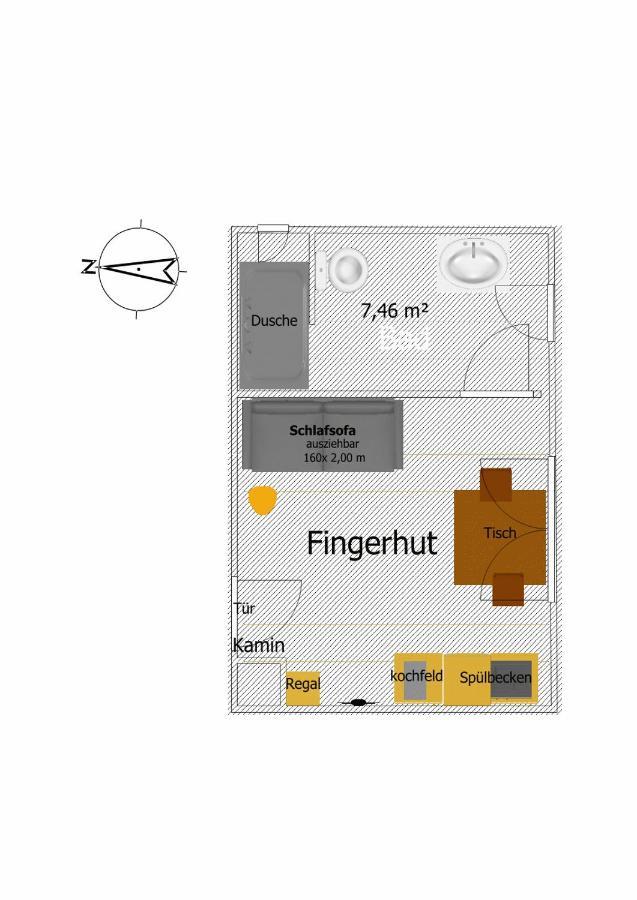 Ferienhof Ziegler - Studio Fingerhut ไบเออร์สบรอนน์ ภายนอก รูปภาพ